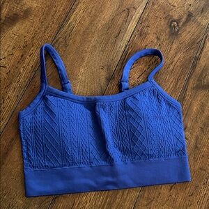 Maurices Royal Blue Textured Sports Bra
